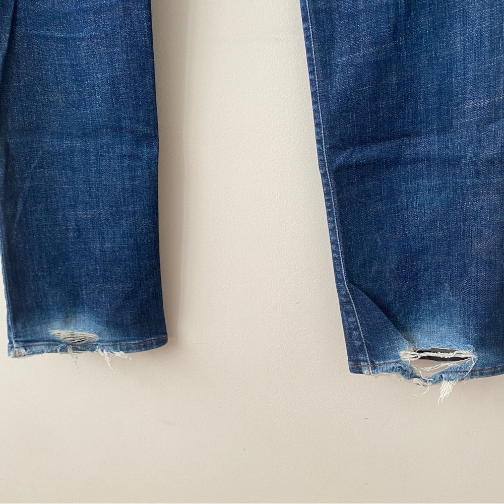 Joe's Jeans The Brixton Dark Blue Slim Men's Jeans Size 36 Distressed - Picture 9 of 9